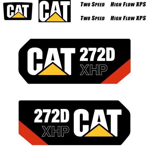 CAT 272D XHP Decals