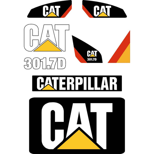 CAT 301.7D Decals