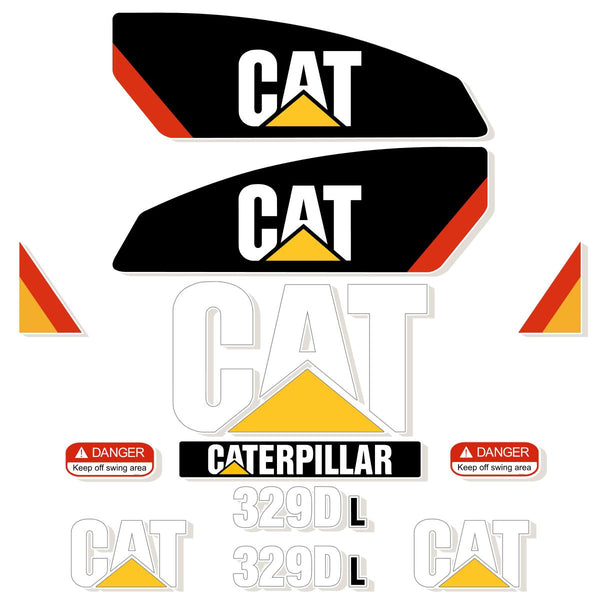 CAT 329D L Decals