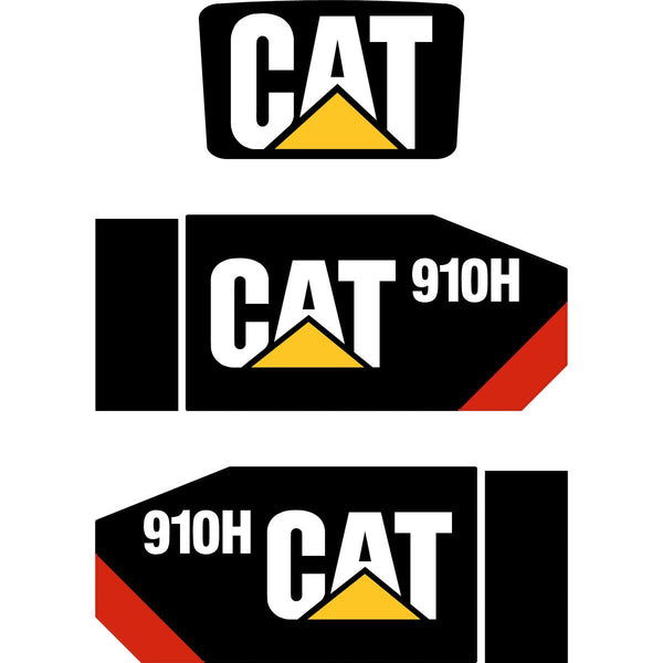 CAT 910H Decal Kit - Wheel Loader