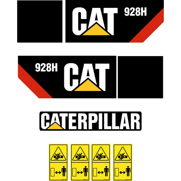 CAT 928H Decals