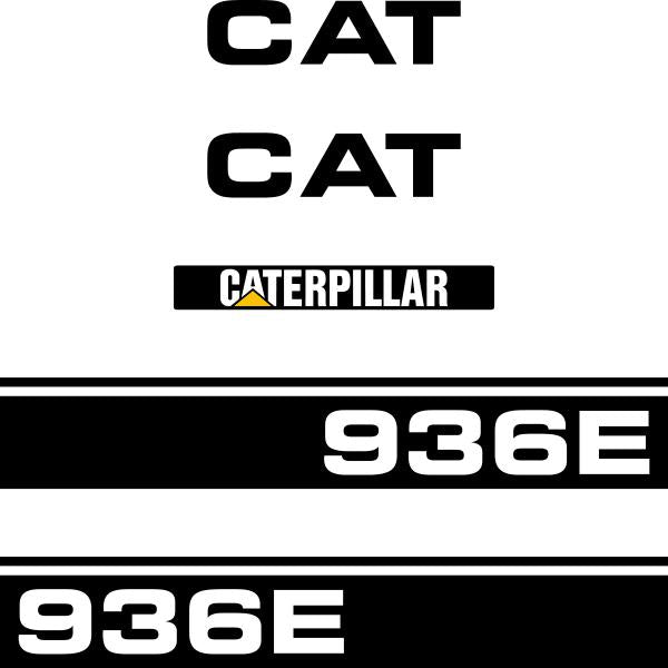 CAT 936E Decals