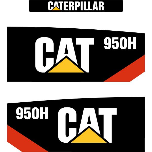CAT 950H Decals Stickers