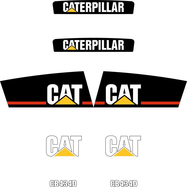 CAT CB434D Decals Stickers