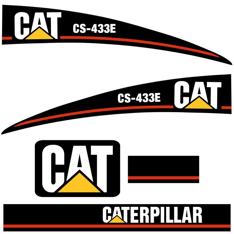 CAT CS433E Decals