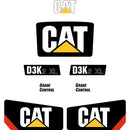 CAT D3K2 XL Decals