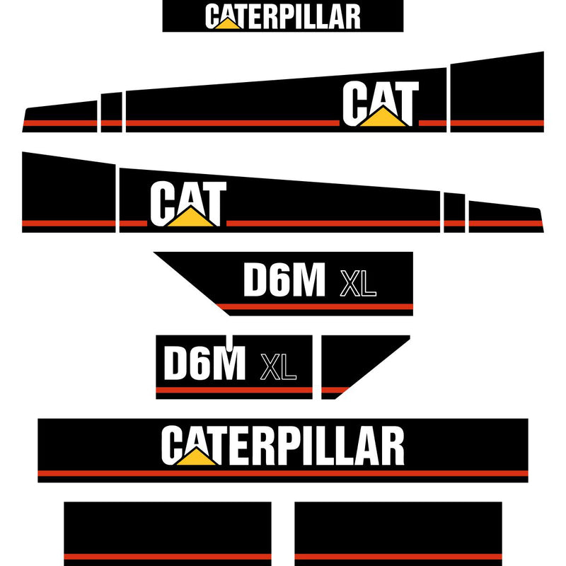CAT D6M XL Decals 4HS Prefix