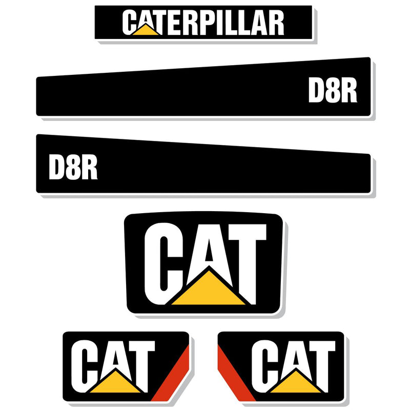 CAT D8R Decals