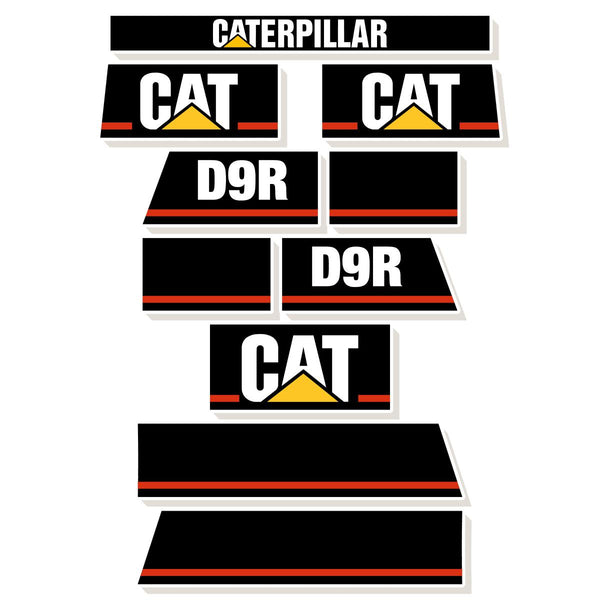 CAT D9R Decals