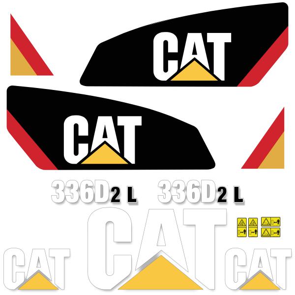 CAT 336D2 L Decals