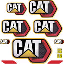 CAT 349 Decals