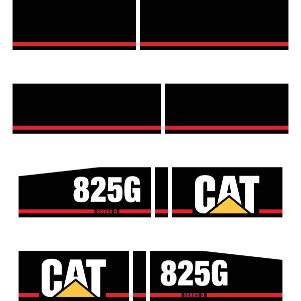 CAT 825G Series 2 Decals