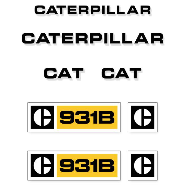 CAT 931B Decals Track Loader