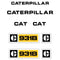 CAT 931B Decals Track Loader