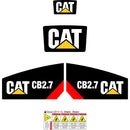 CAT CB2.7 Decal Kit - Roller