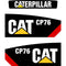 CAT CP76 Decals