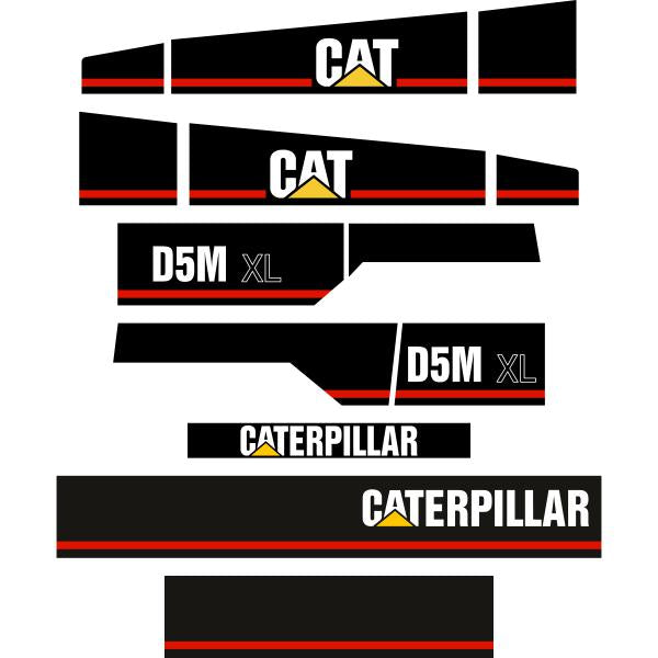 CAT D5M XL Decals