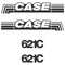 Case 621C Decals