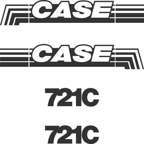 Case 721C Decals
