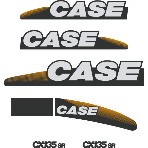 Case CX135SR Decals 
