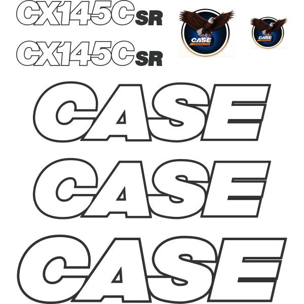 Case Cs Sticker Case CX145C SR Decals Kit