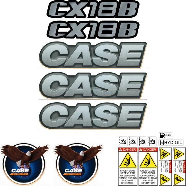 Case CX18B Decals