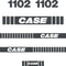 Case Vibromax 1102 Decal Kit - Roller