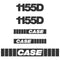 Case 1155D Decal Kit - Dozer
