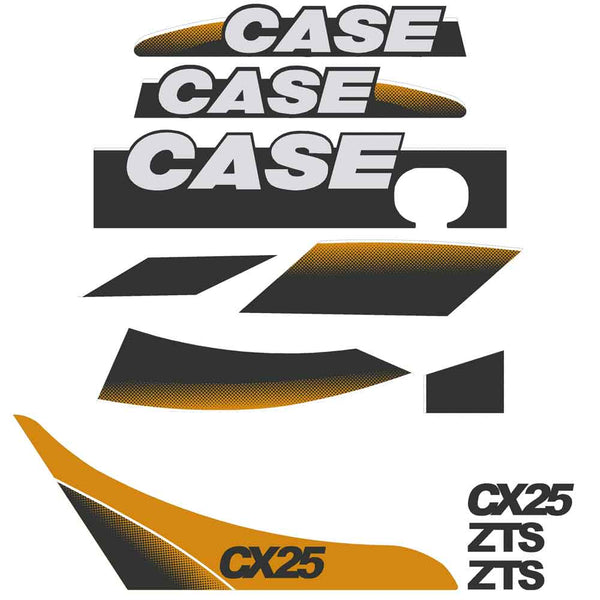 Case CX25 Decal Kit - Mini Excavator