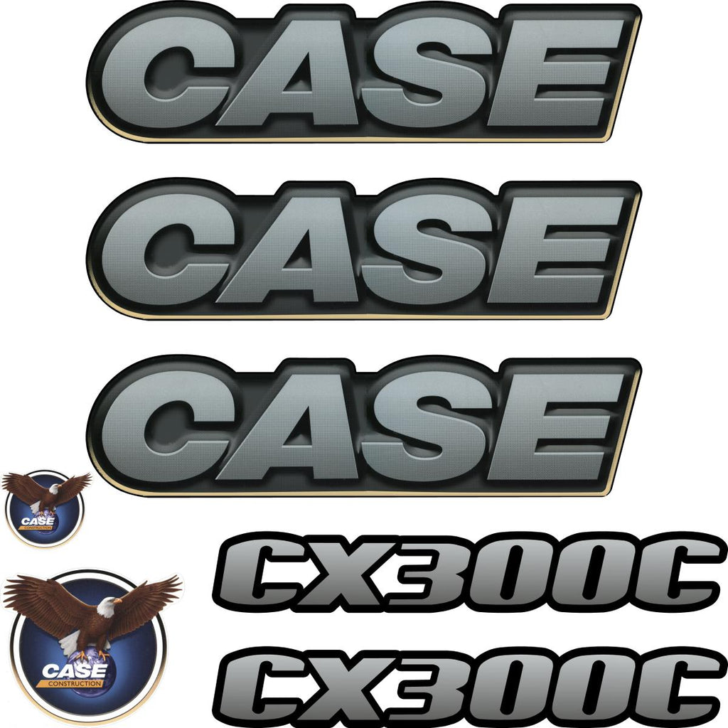 Case Machine Sticker Heavy Construction Machinery Decals & Sticker Kits, Shipped within 24 ...