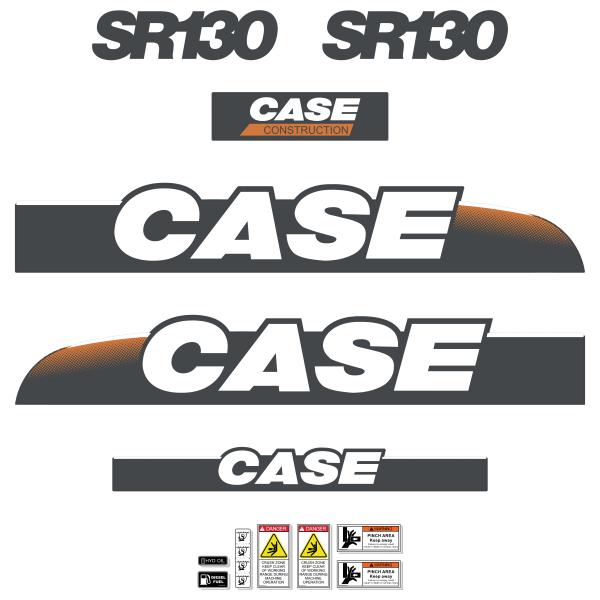 Case SR130 Decals Kit - Skid Steer