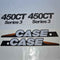Case 450CT Decal Sticker Set