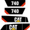 CAT 740 Decals