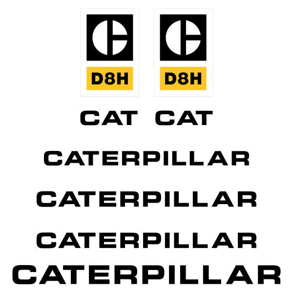 CAT D8H Decals