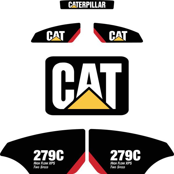 CAT 279C Decal Kit - Skid Steer Tracked