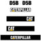D5B New Style Decals Stickers