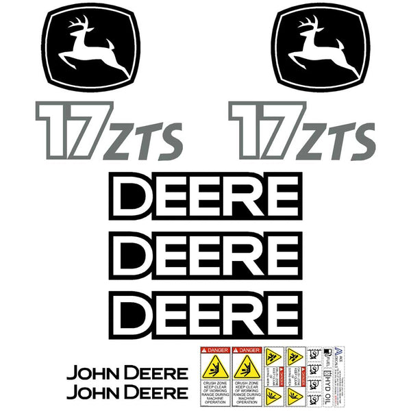 Deere 17 ZTS Decals