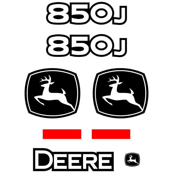 Deere 850J Decal Kit - Tracked Loader
