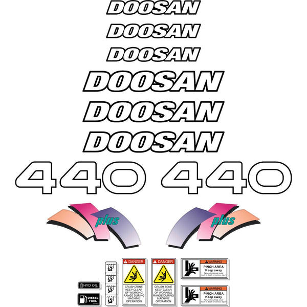 Doosan 440 Plus Decals
