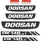 Doosan DX140LC Decals