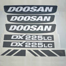 Doosan DX225LC Decal Sticker Set