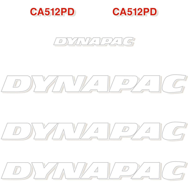 Dynapac CA512 PD Decals