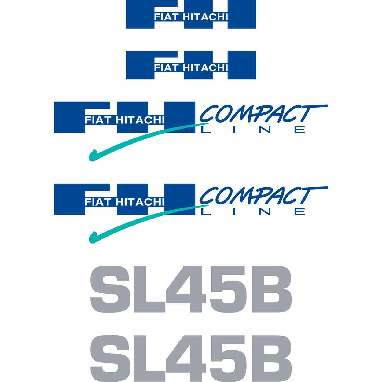 Fiat Hitachi SL45B Decals