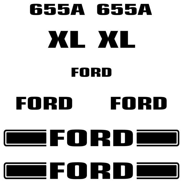 Ford 655A XL Decals