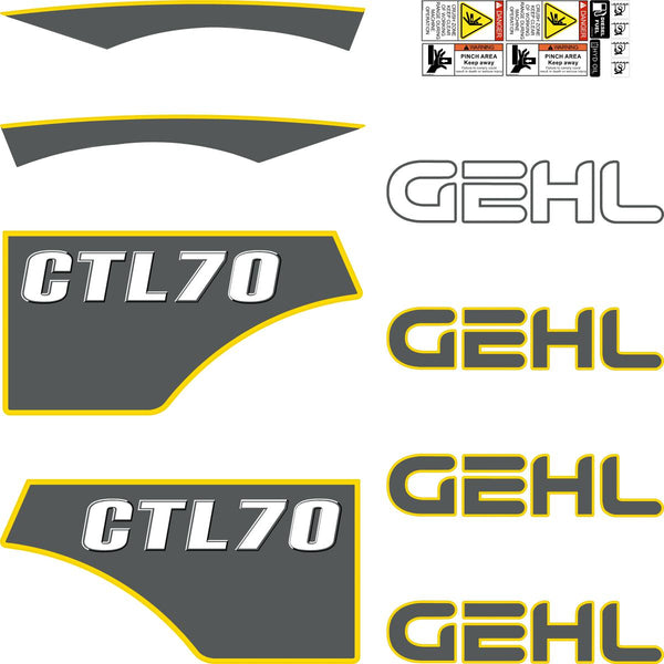 Gehl CTL70 Decals