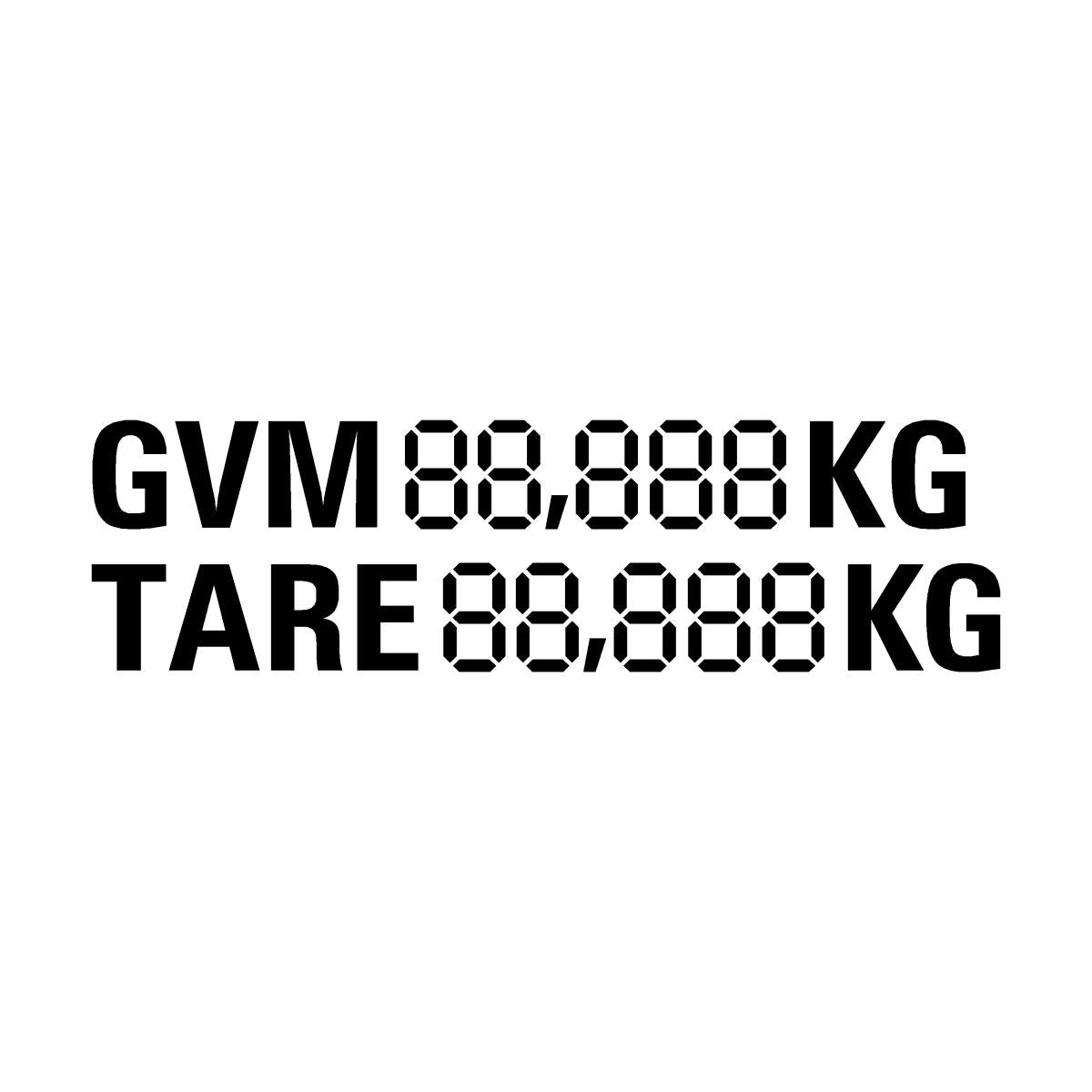 GVM TARE Decal - Digital Style