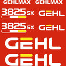 GehlMax 3825SX Decals Sticker Set