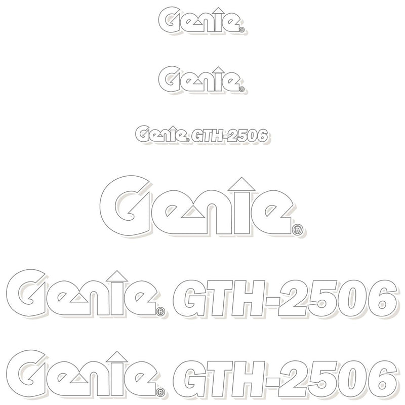 Genie GTH 2056 Decals