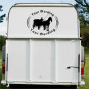 Carriage Driving Horse Float Decal