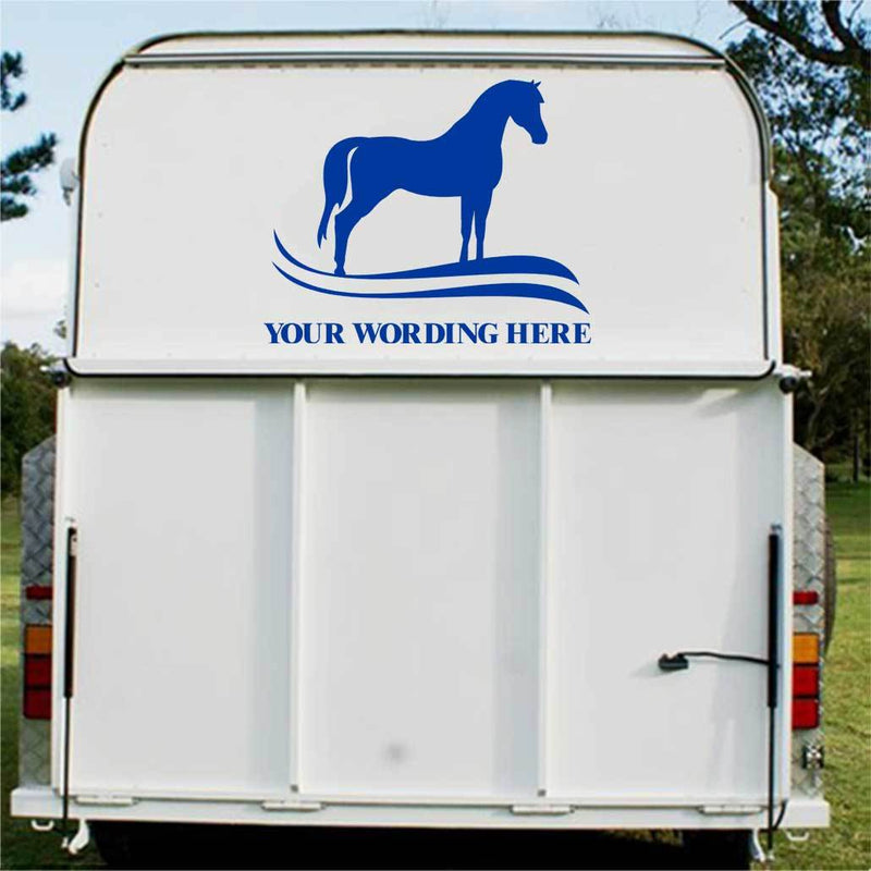 Horse Float Decal